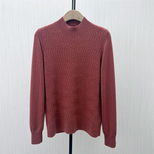 C●2025冬季新品 绵羊毛针织衫女修身显瘦基础内搭打底衫上衣2526