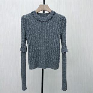 图●2025冬季新品 针织打底衫女弹力修身显瘦内搭长袖上衣2227