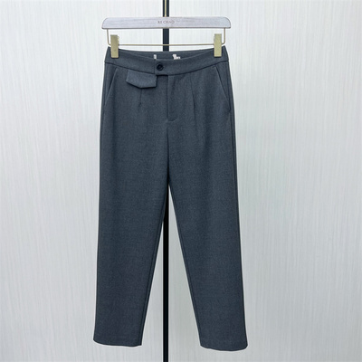 司●2025冬季新品 西装哈伦裤女高腰显瘦休闲通勤长裤烟管裤0940