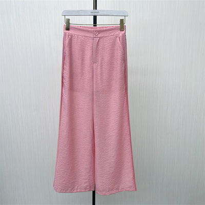 图●2025秋季新品 西装阔腿裤女宽松休闲显瘦垂感直筒长裤5058