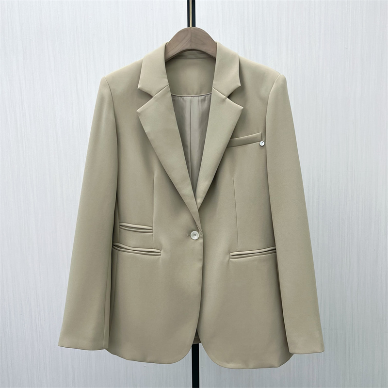 S●2025秋季新品 西装外套女时尚休闲经典宽松百搭西服大衣709