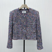 小香风西装 新品 外套女气质通勤粗花呢西服夹克312 2025秋季 艾