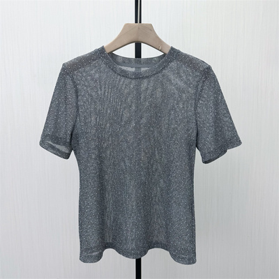 KA●2026夏季新品 轻薄打底衫女简约宽松显瘦内搭短袖T恤上衣6671