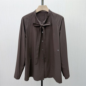 2026春季 新品 长袖 恩 衬衫 女纯色基础宽松休闲通勤百搭上衣932