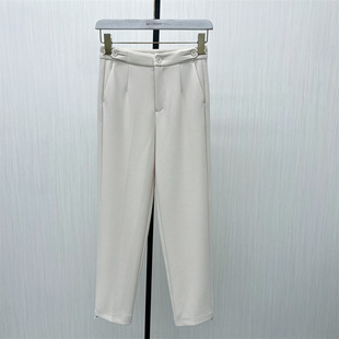西装 新品 哈伦裤 女高腰显瘦休闲长裤 851 恩 小个子烟管裤 2025秋季