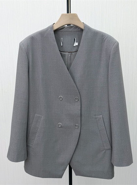 S●2026春季新品 西装外套女时尚休闲经典宽松通勤百搭西服682