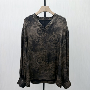 2026春季 衬衫 新品 长袖 女小众气质别致宽松打底上衣111 法式 恩