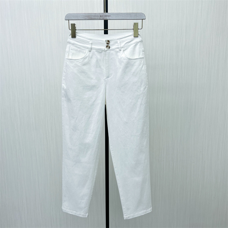C●2025秋季新品 直筒长裤女高腰显瘦宽松通勤百搭休闲裤子5130
