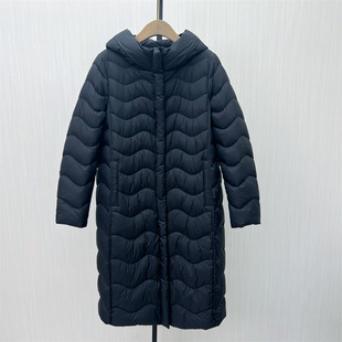 长款 fei 羽绒服女时尚 新品 宽松加厚保暖白鸭绒外套8263 2025冬季