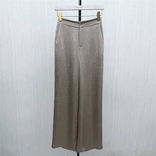 伊●2026夏季新品 醋纤阔腿裤女日常通勤显瘦垂感拖地休闲长裤237