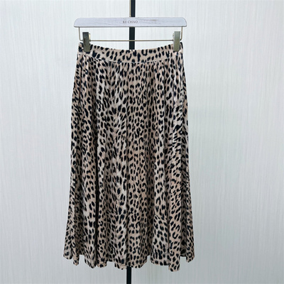 KA●2025冬季新品 豹纹半身裙女复古气质长裙高腰显瘦a字裙2311
