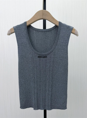 良月●2026春季新 短款针织背心女修身显瘦打底内搭吊带上衣1366