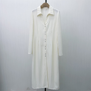 简约a字连衣裙女气质宽松百搭长袖 彩 2026春季 新品 裙503 衬衫