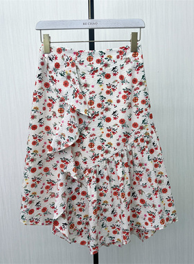 村●2025春季新品 复古碎花半身裙女小清新气质显瘦大摆a字裙2950