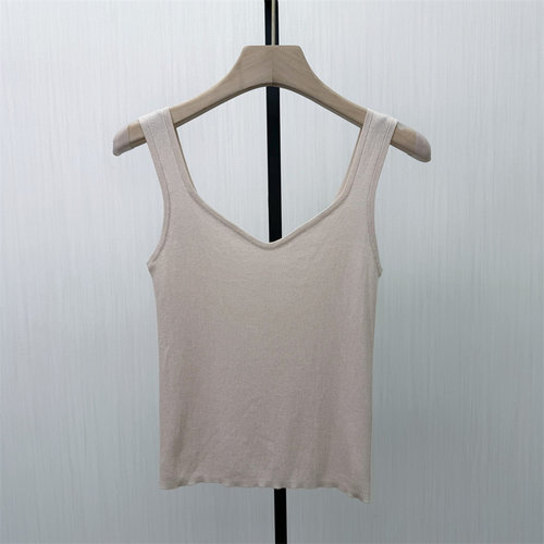 S●2026夏季新品 短款针织背心女修身显瘦打底内搭吊带上衣577