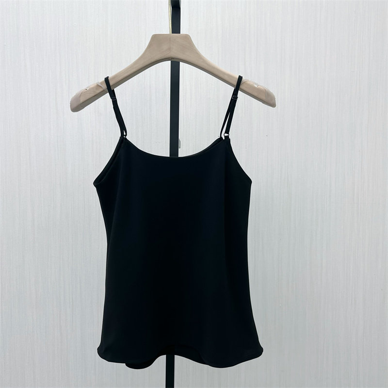 fei●2025秋季新品 短款背心女修身显瘦打底无袖内搭吊带上衣7244