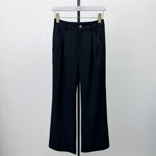 C●2026春季新品 西装裤女高腰显瘦宽松休闲通勤直筒长裤5019