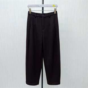 KA●2025冬季新品 毛呢裤子女高腰显瘦哈伦裤宽松休闲烟管裤6502