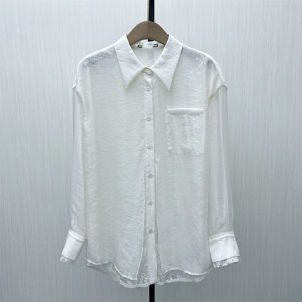 良月●2025秋季新 法式长袖衬衫女气质小众别致宽松打底上衣3038
