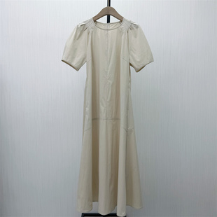 fei●2026夏季新品 短袖连衣裙女气质简约日常百搭显瘦长裙6043