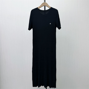 针织连衣裙女气质简约通勤百搭修身 新品 显瘦长裙867 2026夏季