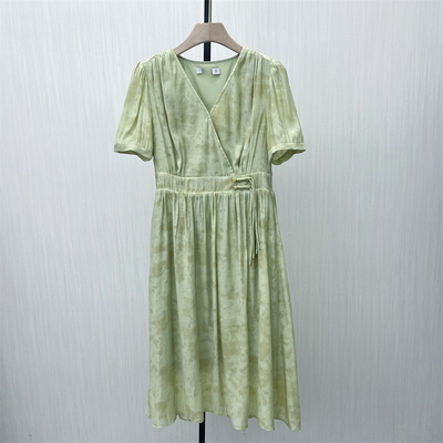 香●2025夏季新品 法式连衣裙女气质显瘦小清新a字长裙茶歇裙4308