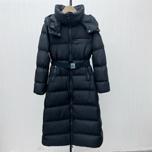 长款 新品 羽绒服女简约通勤百搭宽松保暖厚外套8725 2025冬季 图