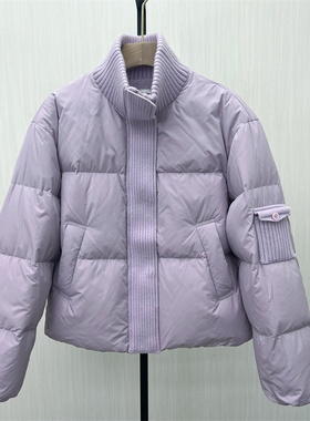 fei●2025冬季新品 短款羽绒服女立领面包服加厚保暖外套8001