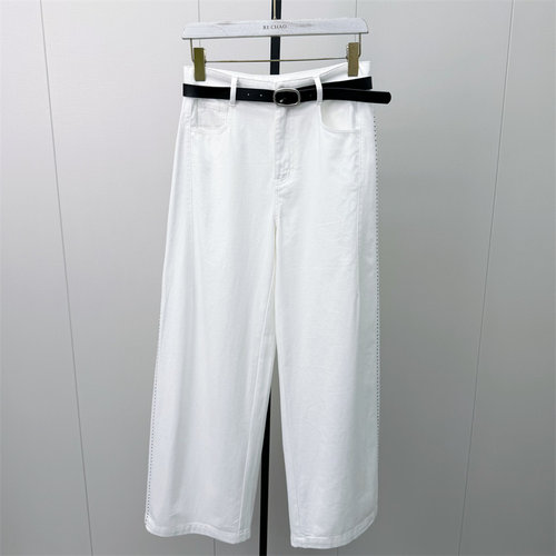 熠●2026秋季新品 牛仔阔腿裤女高腰显瘦宽松百搭休闲长裤5162