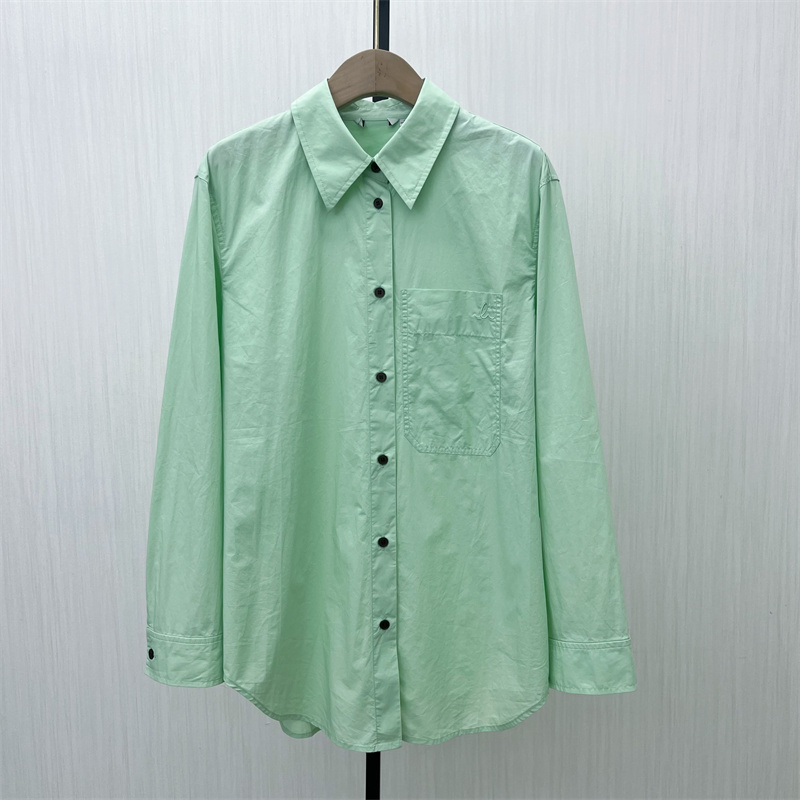 艾●2025秋季新品 慵懒风长袖衬衫女休闲宽松百搭中长款上衣805