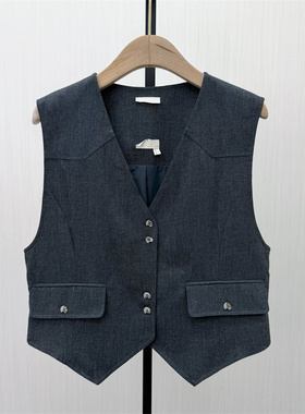 C●2026春季新品 西装马甲女时尚外穿通勤百搭休闲坎肩外套3150