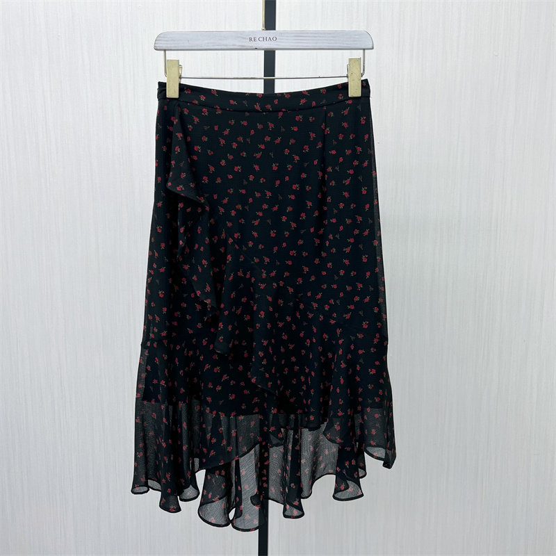 KA●2025秋季新品 小清新碎花半身裙女高腰显瘦气质百搭长裙3091