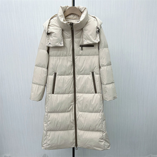 司●2025冬季新品 羽绒服女时尚长款宽松加厚保暖白鸭绒外套1230