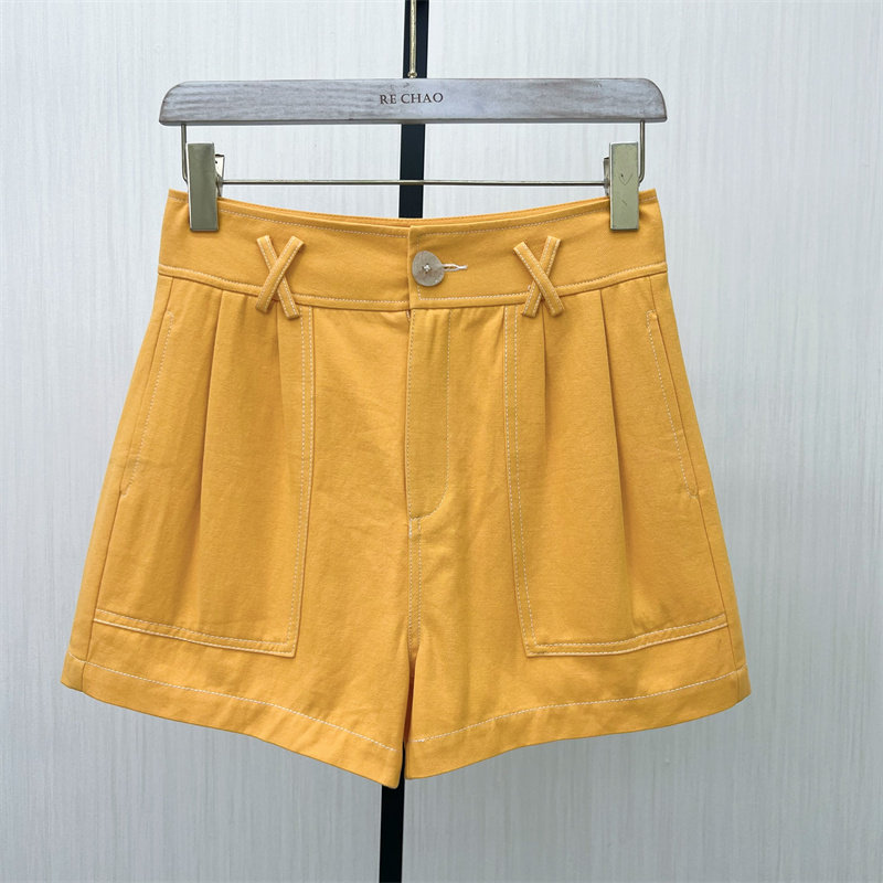 KA●2025秋季新品 高腰牛仔短裤女宽松休闲显瘦阔腿a字热裤7052