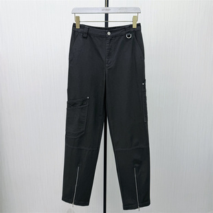 2026春季 女高腰显瘦宽松休闲直筒长裤 新品 裤 162 工装 品牌折扣