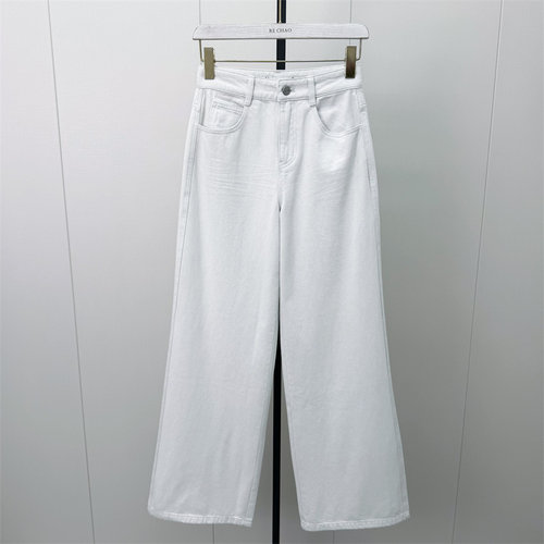 S●2026冬季新品 阔腿牛仔裤女高腰显瘦宽松休闲通勤百搭长裤176
