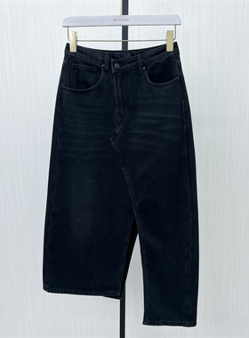 良月●2025夏季新品 牛仔半身裙女高腰显瘦休闲百搭直筒长裙0419