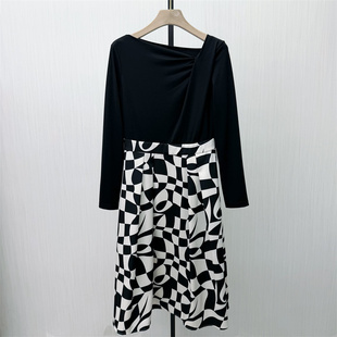 赫本风连衣裙女 新品 气质淑女显瘦小黑裙4606 2026春季 秋S