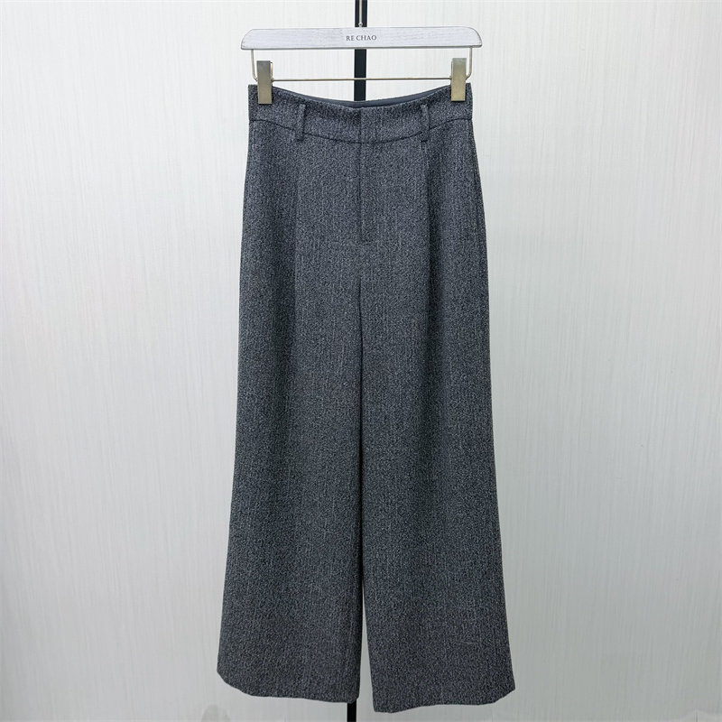 迪●2026春季新品 西装阔腿裤女高腰显瘦直筒通勤气质长裤6898,女装/女士精品,休闲裤,淘宝优惠券,粉丝福利购,淘宝优惠卷