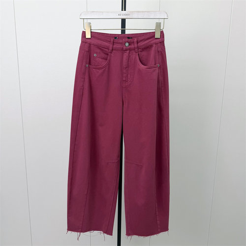 S●2026秋季新品 阔腿牛仔裤女高腰显瘦宽松通勤百搭休闲长裤780