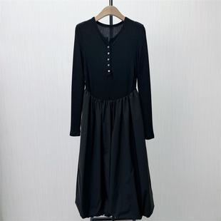 新品 连衣裙女气质简约通勤显瘦小黑裙3017 2026春季 香