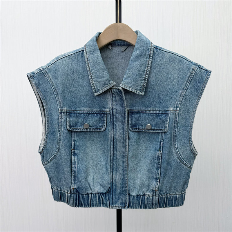 彩●2026春季新品 牛仔马甲女工装背心外套宽松休闲无袖夹克312,女装/女士精品,马夹,淘宝优惠券,粉丝福利购,淘宝优惠卷