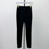 2026春季 铅笔裤 新品 女高腰显瘦通勤百搭长裤 2631 直筒牛仔裤 乂