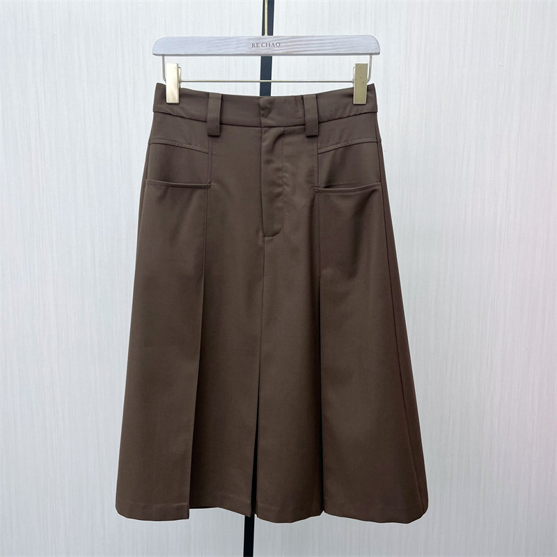 艾●2025夏季新品 伞裙半身裙女高腰显瘦长款气质大摆a字裙525