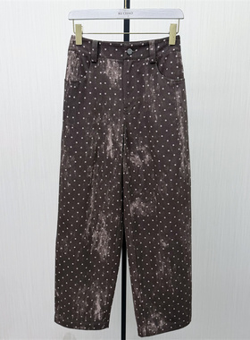 S●2026春季新品 哈伦牛仔裤女高腰显瘦宽松休闲百搭直筒长裤736