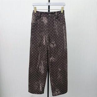 女高腰显瘦宽松休闲百搭直筒长裤 哈伦牛仔裤 新品 736 2026春季