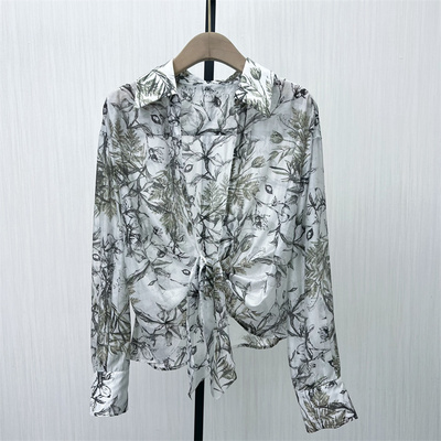 香●2025夏季新 慵懒风防晒衬衫女休闲宽松百搭轻薄长袖上衣3265