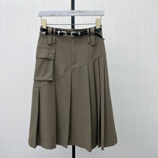 S●2025秋季新品 伞裙半身裙女高腰显瘦气质百搭大摆a字裙子573