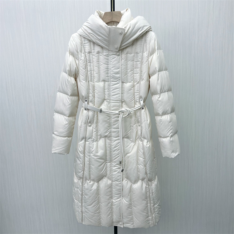 良月●2025冬季新品 羽绒服女时尚长款宽松加厚保暖鸭绒外套1237