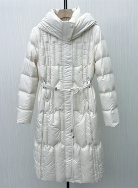 良月●2025冬季新品 羽绒服女时尚长款宽松加厚保暖鸭绒外套1237